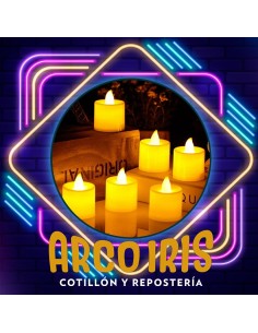 Luminoso Vela Noche 3 Cm X 24 - Caja Luz Calida-