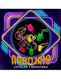 Luminoso Colgante Vaso Toctoc X 4 - Varios Efectos De Luces Y Colores Led