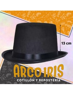Gorro Galera Baja 13 Cm Xu - Rigida Negra Afelpada Patrio Gape Importada