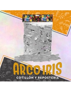 Papel Rectangular Plata X 500 Gr +10-5% Metal Promo Por Cantidad Ideal Maquina Party Store