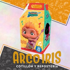 Rockers Caja Feliz X 6 - Sorpresa Grande Mini Beat Power Rockers