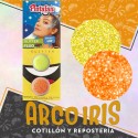 Maquillaje Glitter Fluo Pasta 2g X 2 Naranja/amarillo Artistico Halloween Pintafan