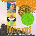Maquillaje Glitter Fluo Pasta 2g X 2 Multicolor/verde Artistico Halloween Pintafan