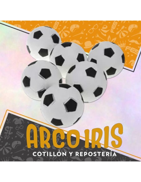 Pelotas Futbol X 6 - Blanca/negra Rotti