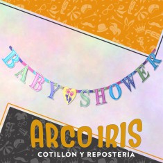 Guirnalda Baby Shower Xu - Revelacion De Genero Gape