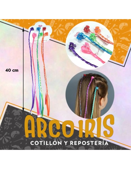 Mechitas Con Broche 12 X 6 - Lacia / Trenzas-fashio Wig 40 Cm Aprox