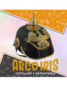 Gorro Casco Prusiano Con Puntal Xu - Alfatrade