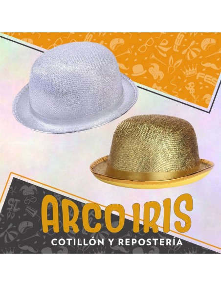 Gorro Bombin Rigido Lux Pl/oro