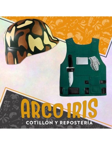 Casco Militar Xu - Camufaldo/verde Gape