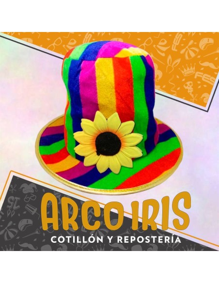 Gorro Galera Arco Iris Con Girasol - Alfatrade