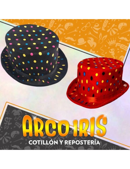 Gorro Galera Rigida Con Lunar Multicolor - Alfatrade