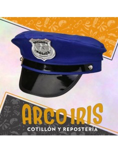 Gorro Policia Azul - Boina Con Visera Cat2 Special Police Federal