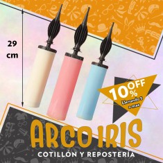 Inflaglobo 29 Cm Sin Solapa Xu +5-10% Tonos Pastel Cat2 Promo Por Cantidad Bicolor Primera Calidad Cierre A Rosca Pastel Chin