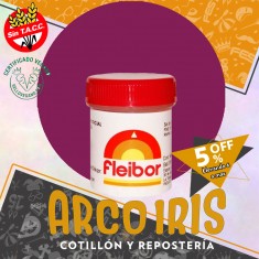 Colorante En Pasta Violeta Fleibor Xu - 15 Gr +6-5% Sin Tacc Promo Por Cantidad Pascua Certificado Vegano