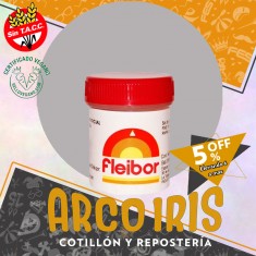 Colorante En Pasta Plateado Fleibor Xu - 15 Gr +3-5% Sin Tacc Promo Por Cantidad Pascua Certificado Vegano