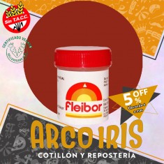 Colorante En Pasta Marron Ch Fleibor Xu - 15 Gr +6-5% Sin Tacc Promo Por Cantidad Pascua Certificado Vegano