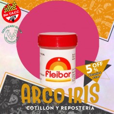 Colorante En Pasta Rosa N Fleibor Xu - 15 Gr +6-5% Sin Tacc Promo Por Cantidad Pascua Certificado Vegano