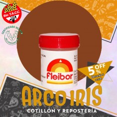 Colorante En Pasta Marron P Fleibor Xu - 15 Gr +3-5% Sin Tacc Promo Por Cantidad Pascua Certificado Vegano