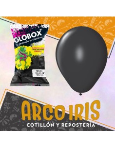 Globo Perlado 18 X 10 Negro - Globox