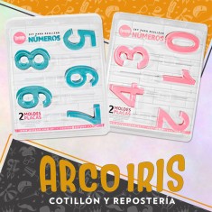 Placas Chupetin Numeros 0/9 - Parpen