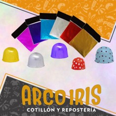 Papel Chumbo 10 X 10 Cm X 50 Disenos Varios - Papel Para Bombones De Aluminio