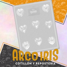 Placas Bombon Corazon Xu +4-5% Promo Por Cantidad Valentin Parpen