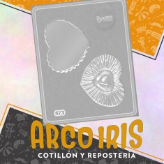 Placas Bombon Corazon Grande Xu +4-5% Promo Por Cantidad Valentin Parpen