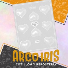 Placas Corazones X 8 Xu +4-5% Promo Por Cantidad Valentin Parpen