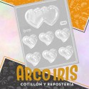 Placas Corazones Simples Y Dobles Xu +4-5% Promo Por Cantidad Valentin Parpen