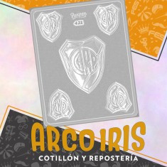 Placas Escudos River Xu +4-5% Promo Por Cantidad Parpen