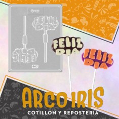 Placas Chupetin Xu Feliz Dia +4-5% Promo Por Cantidad Parpen