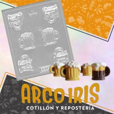 Placas Chops Xu Cerveza +4-5% Promo Por Cantidad San Patricio Parpen