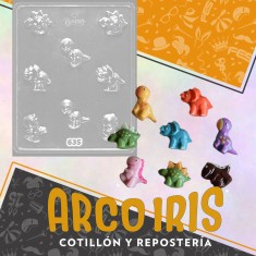 Placas Dinosaurios Xu Bombones +4-5% Promo Por Cantidad Parpen