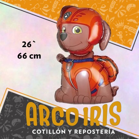 Mylar 26 Personaje Perros Metal Xu - 66 Cm Paw Patrol Globo Metalizado Papel