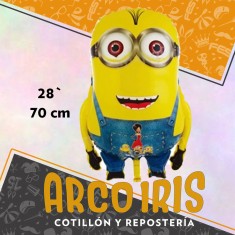 Mylar 28 Minions Metal Xu - 70 Cm Globo Metalizado Papel