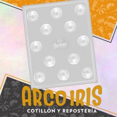 Placas Semi Esfera 12 Cavidades Xu - Chicas +4-5% Navidad Promo Por Cantidad Parpen