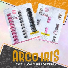 Placas Set Barras Tableadas X 2 - Cristal Toblerone Parpen