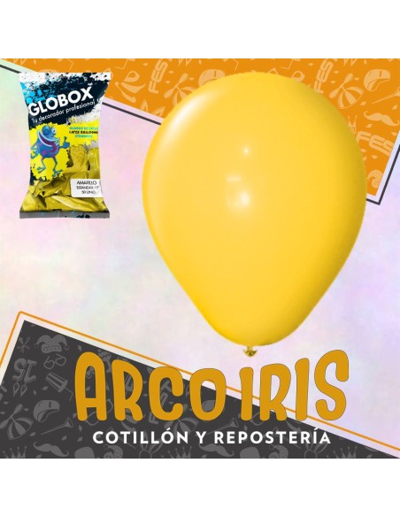 Globo Estandar 20 X 10 Amarillo - Globox