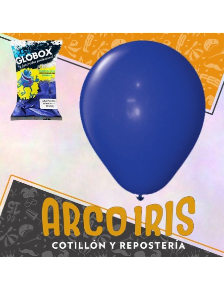 Globo Estandar 20 X 10 Azul - Globox