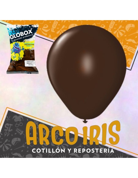 Globo Estandar 20 X 10 Chocolate - Globox