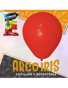Globo Estandar 20 X 10 Rojo - Globox