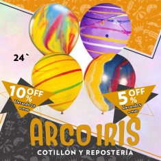 Pinata Rayada/marmolada 24 Xu +5-5% +20-10% Super Mediana Cat2 Promo Por Cantidad