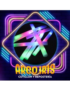 Luminoso Vara Espuma X 108 Caja - Multicolor Caja Chica Cat2 Led Vara Roco Rompe Coco Rompecoco