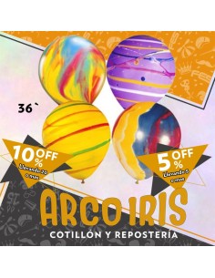 Pinata Rayada/marmolada 36 Xu +5-5% +20-10% Cat2 Promo Por Cantidad