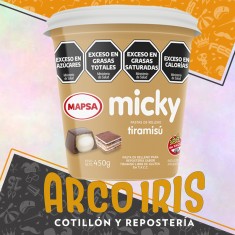 Relleno Micky Tiramisu 450g - Sin Tacc Pasta Para Relleno Recubrimiento