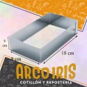 Aro Rectangular 18 X 8 Cm - Alto 6 Cm Cooper