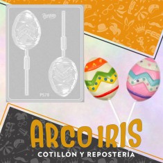 Placas Chupetin Xu Huevo +4-5% Promo Por Cantidad Pascua Parpen