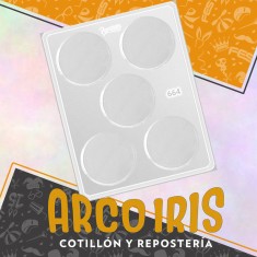 Placas Bases Circulares 7 Cm Xu Para Huevo +4-5% Promo Por Cantidad Pascua Parpen