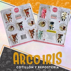 Placas Set Choco Animalitos Sumergibles X 2 - Cristal Parpen