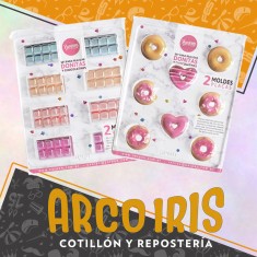 Placas Set Donitas X 2 - Cristal Parpen